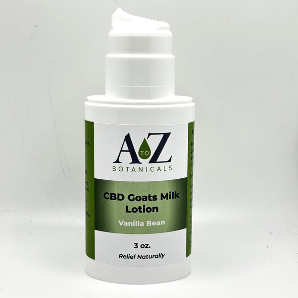 CBD Goats Milk Lotion | AtoZ Botanicals