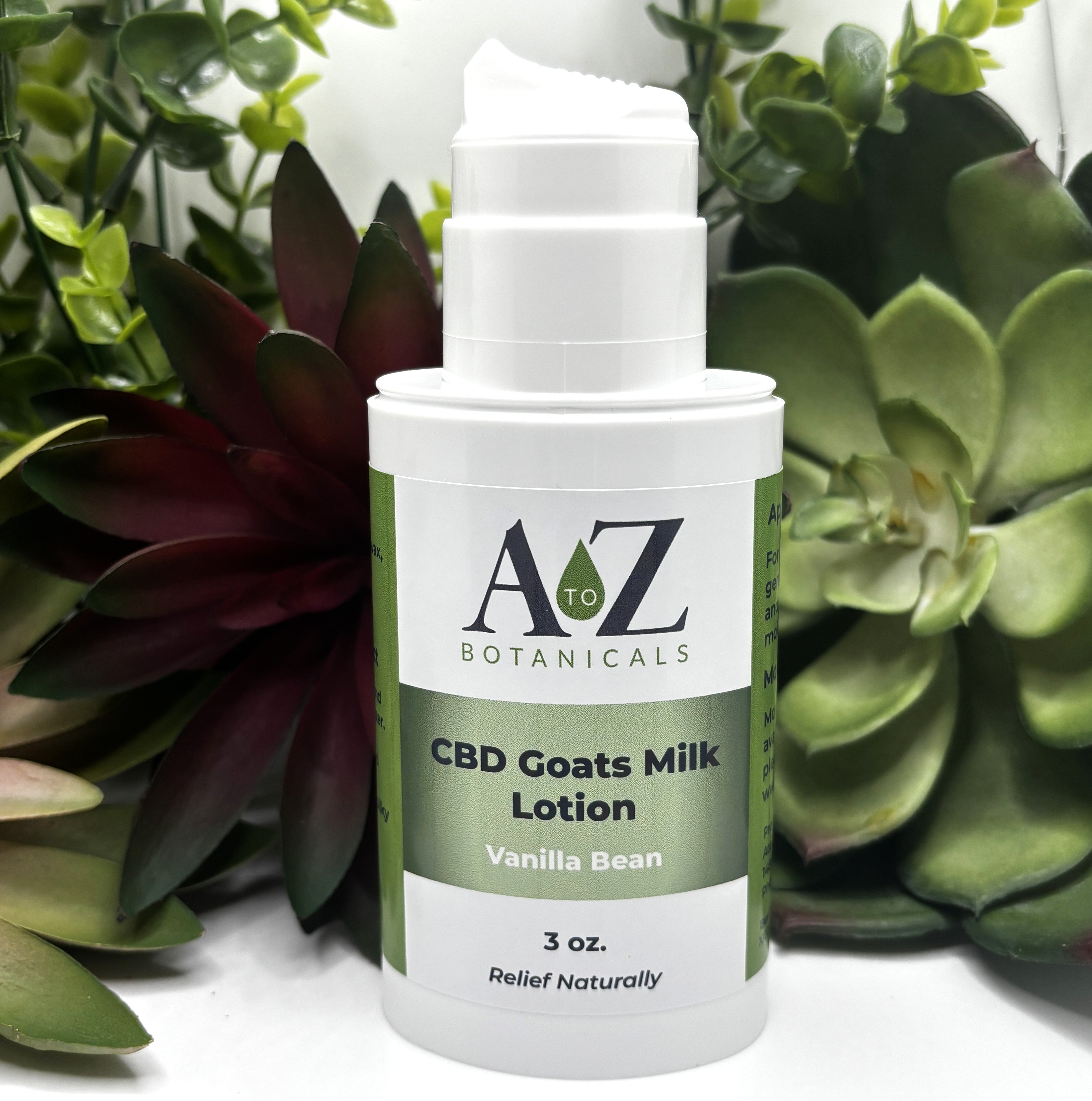 CBD Goats Milk Lotion | AtoZ Botanicals