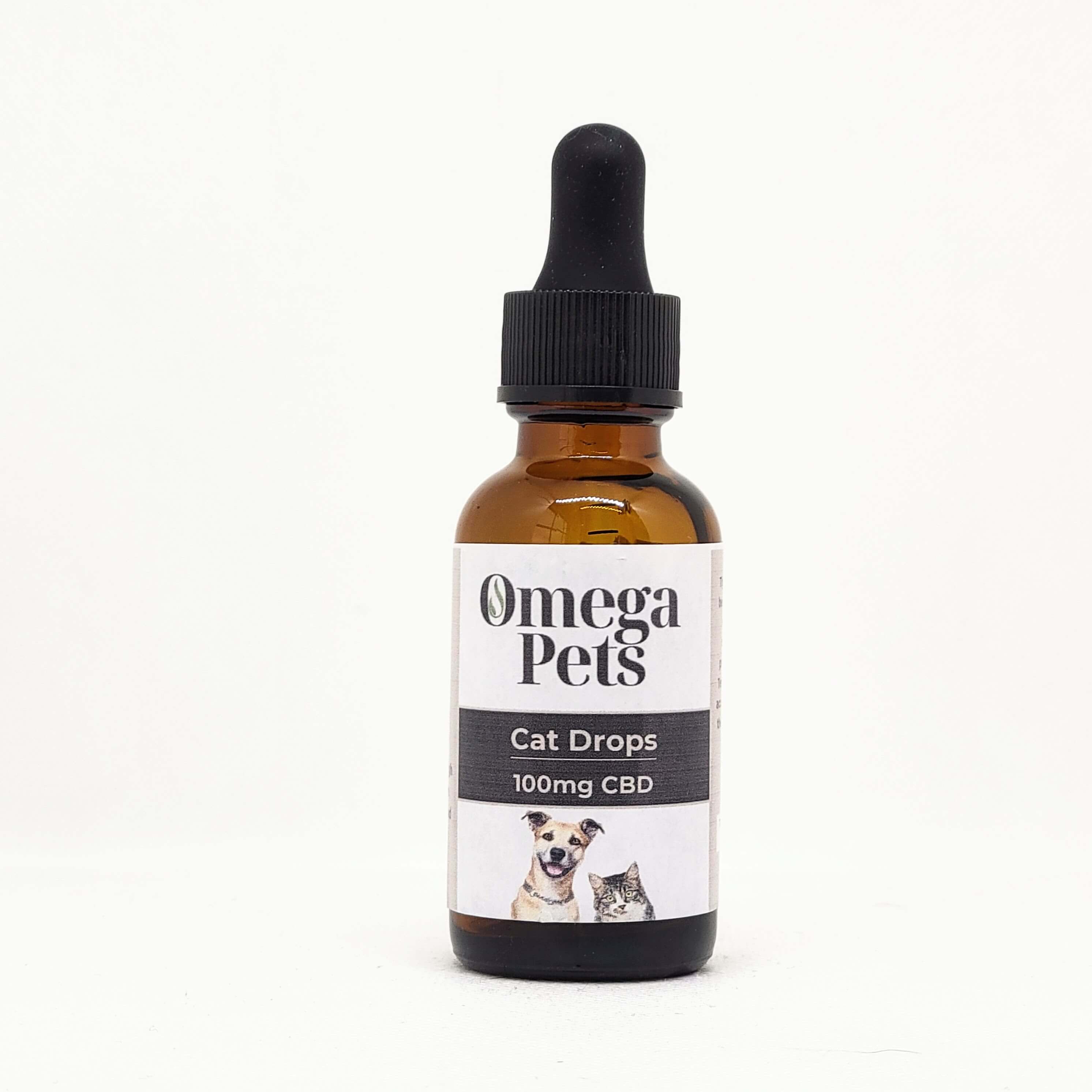 Omega Pets-Cat Drops CBD 100mg.